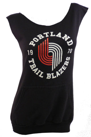 PORTLAND TRAILBLAZERS 1970 Reshaped Sweat T- Shirt / Dress