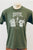 Vintage Olive Tee Screened by Babylon L