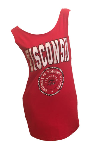 WISCONSIN University Madison Reshaped T-shirt/ Dress 