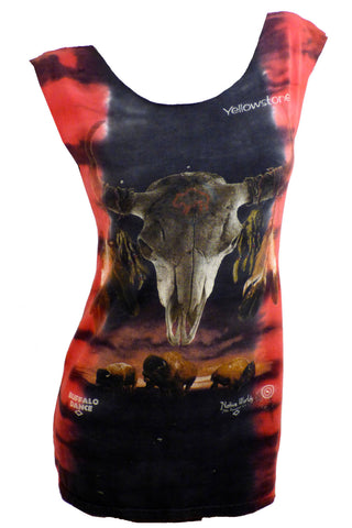 YELLOWSTONE Cow Skull Reshaped T-Shirt / Dress