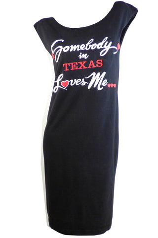 Vintage TEXAS Lover Reshaped T-Shirt / Tunic / Dress Sz. M / L