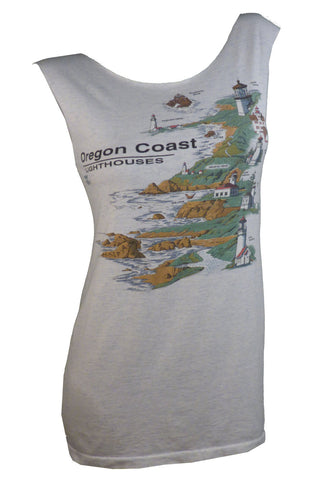 Oregon Lighthouses Reshaped T-Shirt / Dress