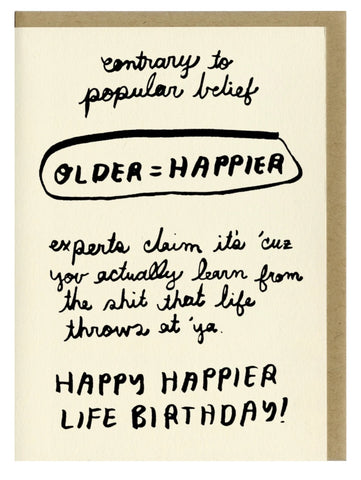 Older = Happier