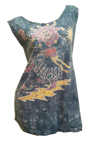 Vintage Grateful Dead Tie Dye Batik Tour T-Shirt / Dress