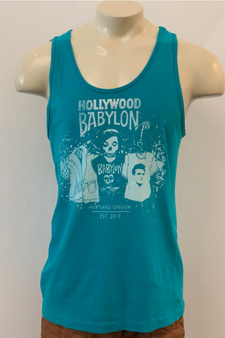 Vintage Turquoise Tank Screened by Babylon L